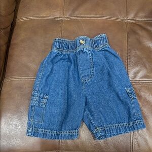 Fisher-Price Blue Denim Kids Cargo Shorts